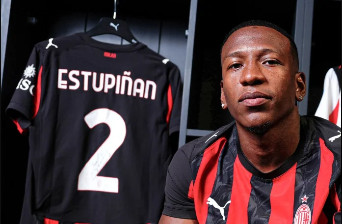 Milan formaliza el enfoque del defensor de Pervis Estupinian