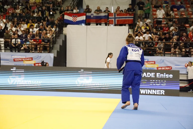 Judistje Enise Zijade gagne le bronze dans la course EYOF Skopje 2025”