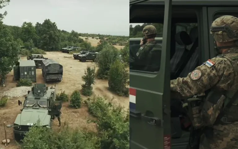 Croatian KFOR soldiers patrol in Vermica: Their Important Presence for a Safe and Sustainable Environment