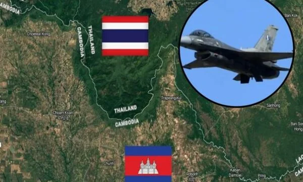 Des tensions entre la Thaïlande et le Cambodge, des avions de combat F-16 bombardent des cibles en territoire cambodgien