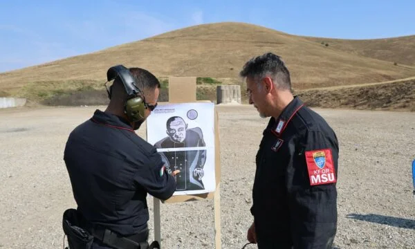 Special KFOR Unit Tests Real Armed Ready in Pristina
