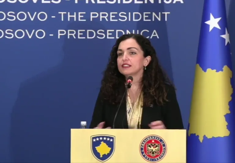 Presidente Osmani ha tenuto una conferenza stampa