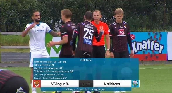 The Icelands “pa rahmet” against Malisheva, win 8:30