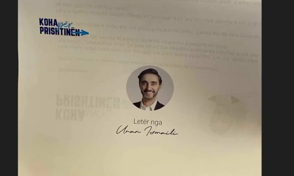 Ismaili Bridge golpea el barrio con una carta personal a los ciudadanos: Esto no es Pristina que merecemos