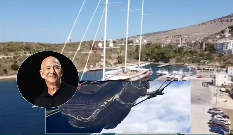 La règle super luxe de Jeff Bezo, “Cru” placée sur les côtes albanaises