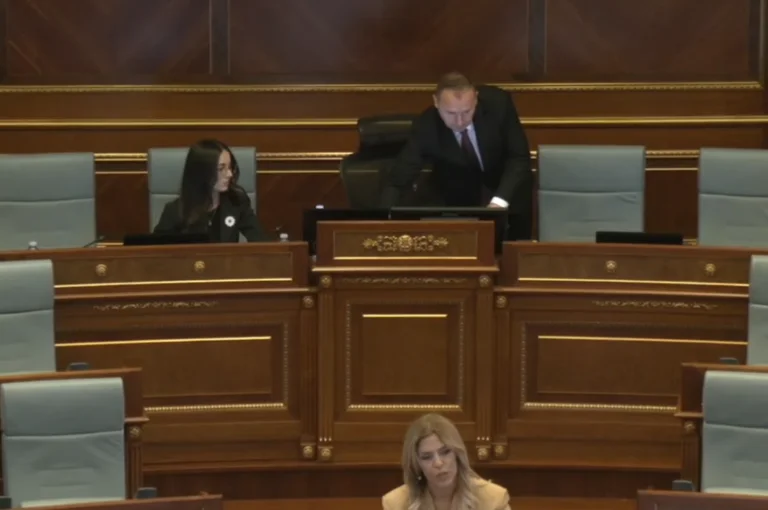 MPs from the former opposition still in the hall manage to turn on microphones after Dehari leaves the conversation