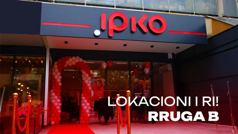 IPKO ouvre un nouveau point d'achat sur la rue B à Pristina avec une technologie moderne et une expérience client améliorée