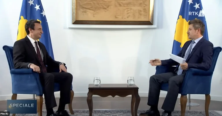 Journal RTK Interview Kurti hat 100.000 Euro von der Regierung profitiert