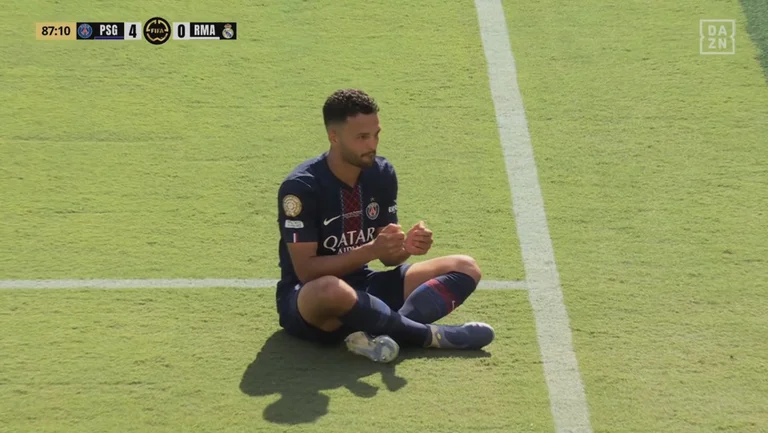 PSG marque le quatrième but du Real Madrid
