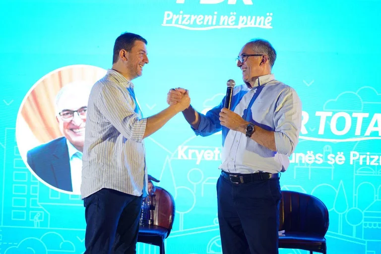 Totaj re running for mayor of Prizren, Krasniqi: With Shashaw, this town is always working.