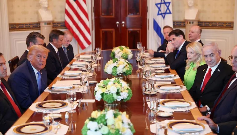 Netanyah meets Trump at the White House, Israel, and Hamas discuss ceasefire