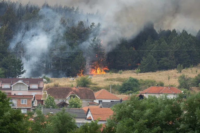 The Great Fire in Corrotica of Presevo, Sinani: The flames have spread rapidly