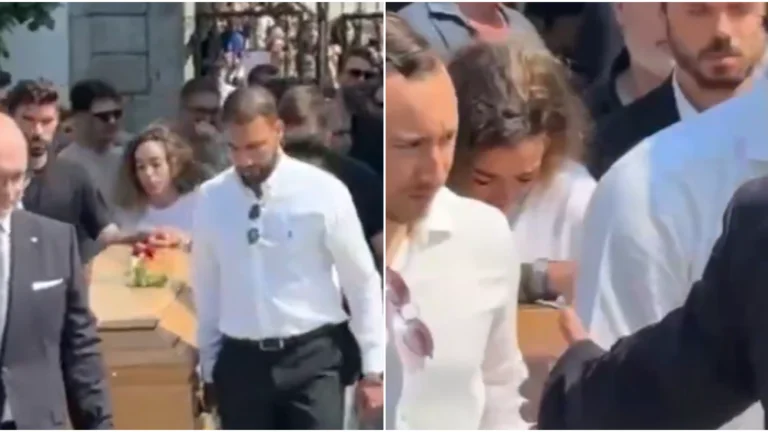 La esposa de Diogo Jota, destruida, sostuvo el ataúd de su marido 11 días después de su matrimonio