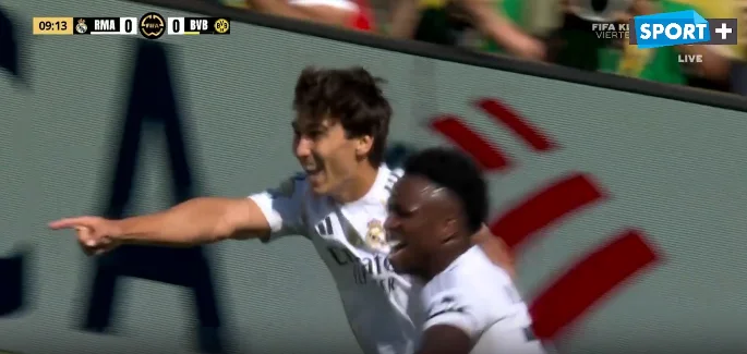 Garcia, again marks with Real Madrid's lantern
