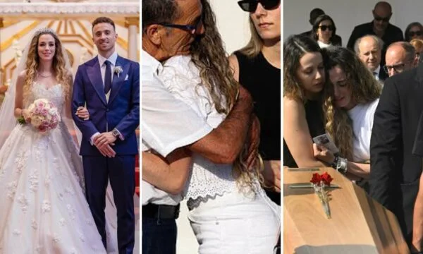 La esposa de Yotta lleva todo blanco en su entierro, amor simbólico