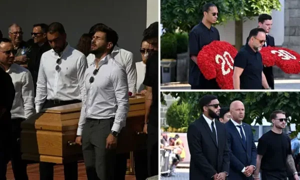 Letzter Abschied von Diogo Jota und seinem Bruder André Sophia: Ein schmerzvoller Tag in Gondormar