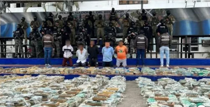 Essi catturano tre tonnellate di cocaina in Ecuador, autorità locali: Albanese Mafia apparteneva