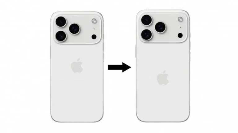 Apple changes the logo position on iPhone 17 pro?