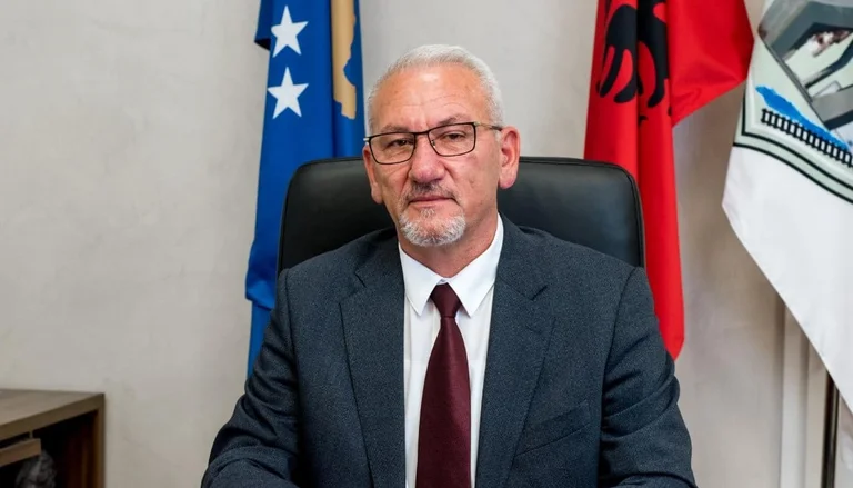 Mehmet Ballzhi s'est de nouveau présenté à la présidence d'Elez Khan
