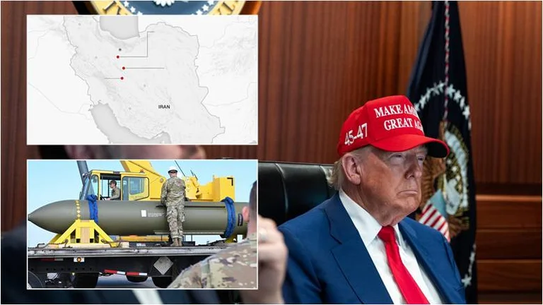 The three major Iranian nuclear facilities that were attacked by the U.S.