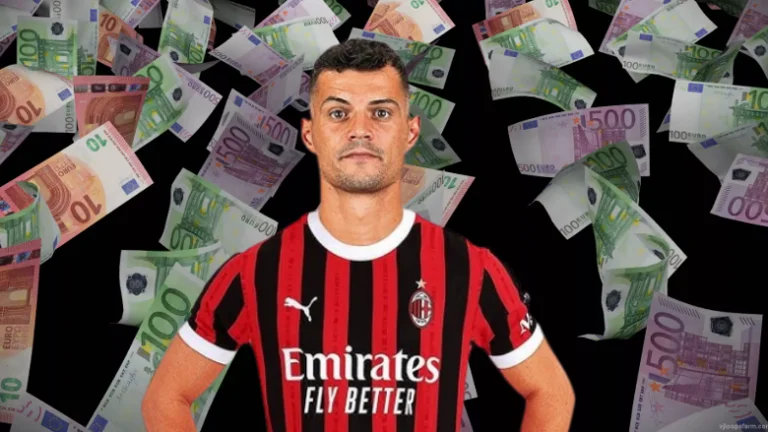 The salary is discovered that Granit Jaka will win at Milan.
