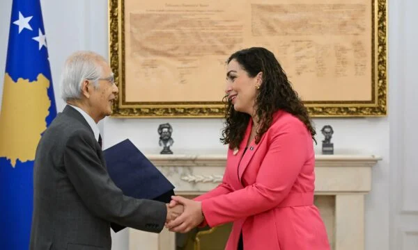 Osman rencontre avec Owada : En tant que chef de la JND a dirigé cette institution à un des moments les plus importants pour le Kosovo