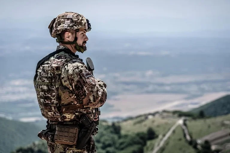 Italian KFOR soldiers conduct patrols at border administrative line