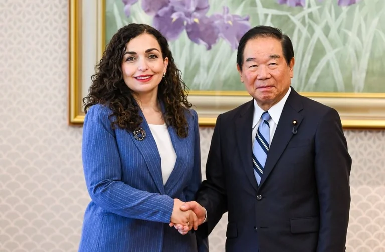 Osmani trifft sich mit dem japanischen Top-Parlamentar, spricht vertiefte Partnerschaft zwischen den Ländern