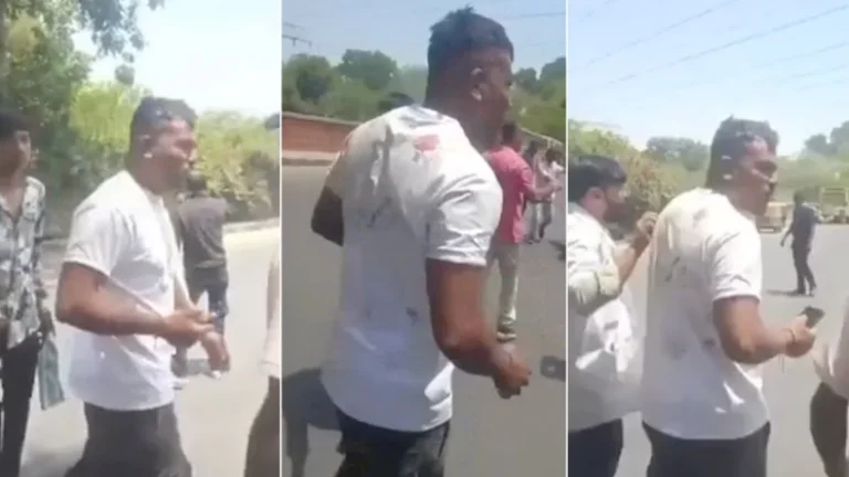 The only survivor of an air tragedy in India is seen with mild facial injuries and limping