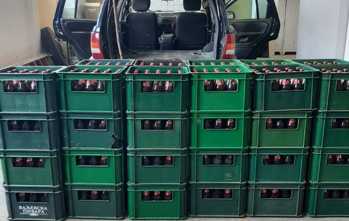 Empêcher la contrebande de bière serbe sur le territoire du Kosovo