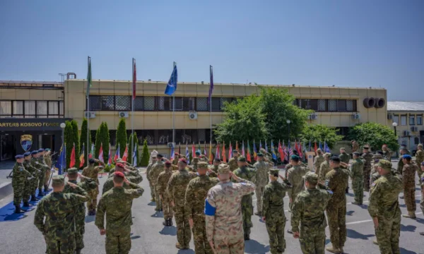 KFOR) marks the 26th anniversary of the establishment, Commander: Soldiers risk themselves to secure peace in Kosovo