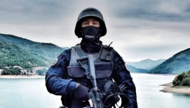 Protest gegen die Freilassung von Ex-Arbnor Spahiu Polizeioffizier