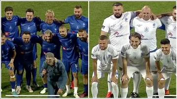 Von Weltfußballnamen und anderen öffentlichen Figuren, die beiden Star Match-Stars