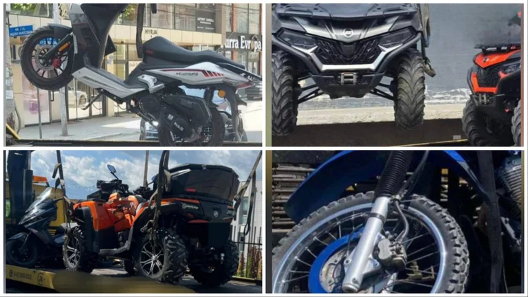 Polizei in Ferizaj ergreifen im Juni 30 Motorräder