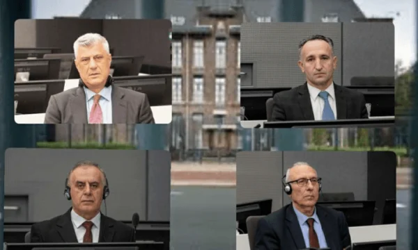 The detention of Thaci, Smajt, Kilajt of Fazliu