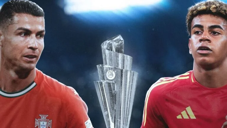 Official formations: The Great Final of the League of Nations, Portugal, Spain
