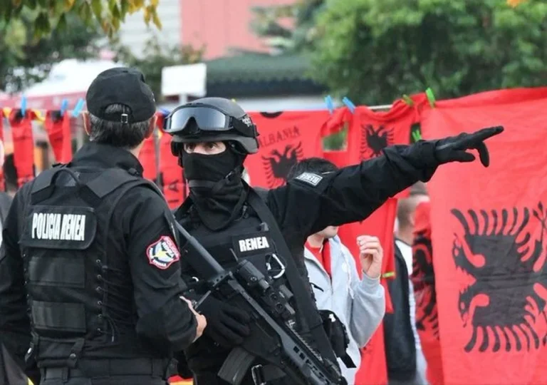 Albanische Polizei “akquire” Tirana, Maßnahmen, die am Vorabend des Albanien-Spiels enthüllt wurden