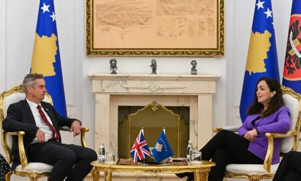 Osman meets British Ambassador, talks about blockade in the Assembly and deepening defence co-operation
