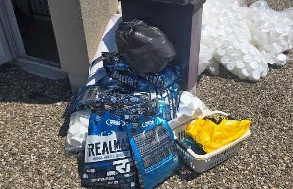 Selling another protein for collage, police find dozens of packages in mails