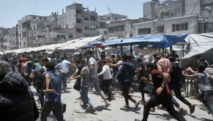 At least 27 Palestinians kill near a gas aid point