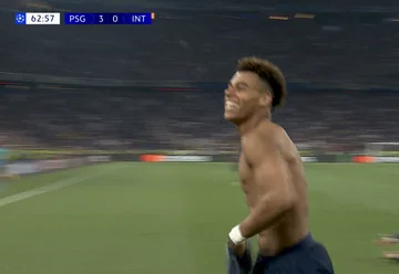 PSG markiert das dritte Ziel von Inter