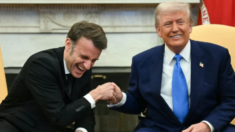Asegúrese de que la puerta está bloqueada otras veces Trump aconseja a Macron después del incidente con su esposa.