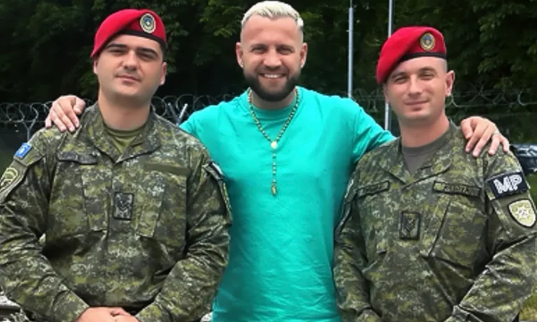 Luiz per la polizia militare del Kosovo: “land free, camminare uomini forti