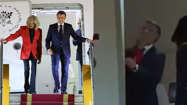 ¿Macron golpea a su esposa? (Vídeo)