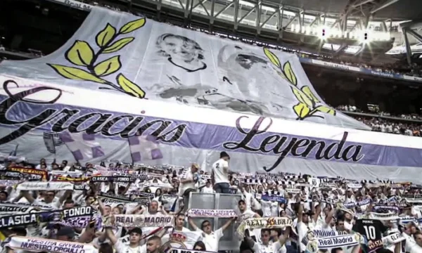 Les fans du Real Madrid honorent Modric et Anceplott avant leur dernier match à “Bernabeu”