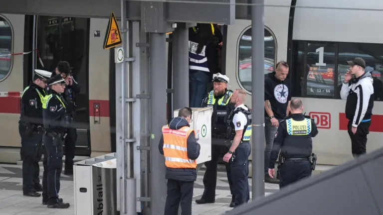 A knife attack in Hamburg, suspected 39-year-old