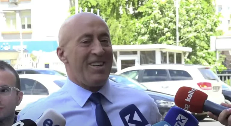 Ramush Haradinaj laughs when asked if he has repented of the coalition with NISMA: We've cleared this part up.