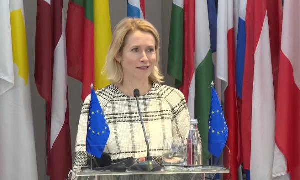 EU measures and Association, Kallas journalist in Belgrade: I discuss before talking to Kosovo