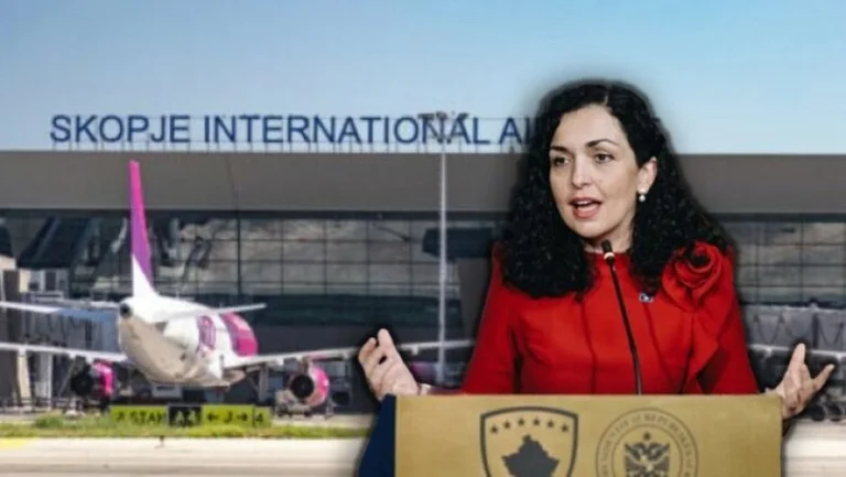 Vjosa Osmanis Vorfall am Flughafen Skopje, spricht den Präsidenten des RMV-Übereinkommens: Ich habe Maßnahmen ergriffen, um Dinge vor dem Geschehen zu halten.