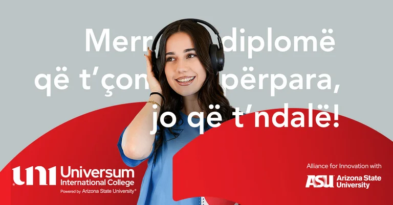 Latrate Campa “Get a degree from you, not only after” from the University International College, powered by Arizona State University